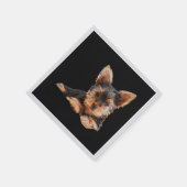 Serviette En Papier Yorkshire terrier Yorkie Chien chiot (Coin)