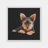 Serviette En Papier Yorkshire terrier Yorkie Chien chiot (Devant)