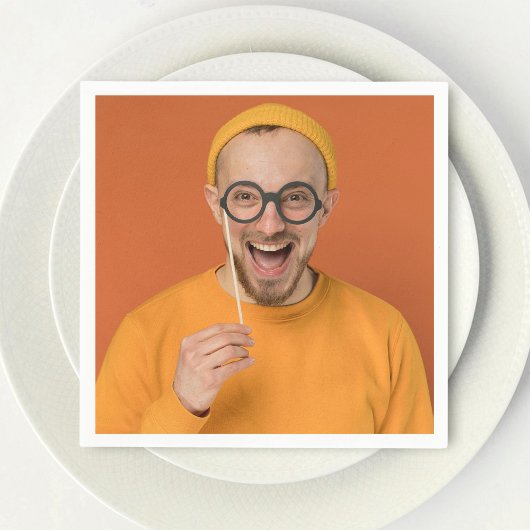 Serviette En Papier Your Funny Photo Selfie Upload