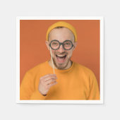 Serviette En Papier Your Funny Photo Selfie Upload (Devant)