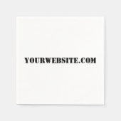 Serviette En Papier YourWebSite.com (Devant)