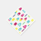 Serviette En Papier Yummy Popsicles (Coin)