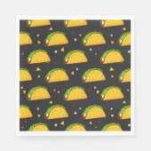 Serviette En Papier Yummy Taco Motif (Devant)