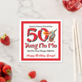 Serviette En Papier Yung No Mo 50e anniversaire (En situation)