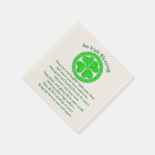 Serviette En Papier Z Irish Blessing Celtic Shamrock Party Small (Coin)