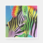 Serviette En Papier Zany Zebra (Devant)