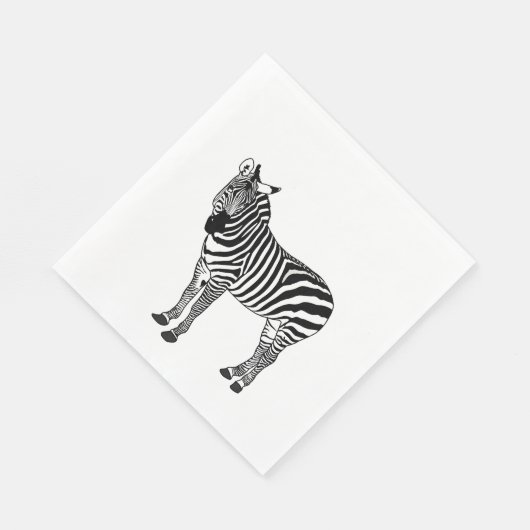 SERVIETTE EN PAPIER ZEBRA (Coin)