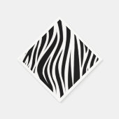 Serviette En Papier Zebra Imprimer Anniversaire Fête Enfants (Coin)