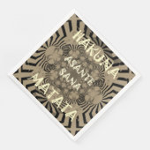 Serviette En Papier Zebra Print Hakuna Matata Paper Dinner Napkins (Coin)