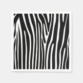 Serviette En Papier Zebra Print Safari Papier animal Napkins (Devant)