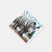 Serviette En Papier Zebra Rhino (Coin)