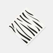 Serviette En Papier Zebra Stripes (Coin)