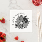 Serviette En Papier Zebra Zothero (En situation)
