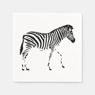 Serviette En Papier Zèbre