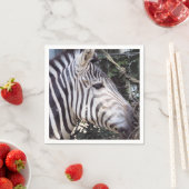 Serviette En Papier Zèbre (En situation)