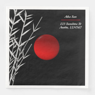 Serviette En Papier Zen Art, bonne chance, personnalisé