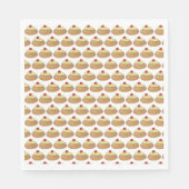 Serviette En Papier Zeppole Pâtisserie Italienne Frite Boulangerie Pas (Devant)