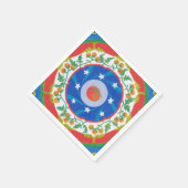 Serviette En Papier Zesty Tomato Party Napkin (Coin)