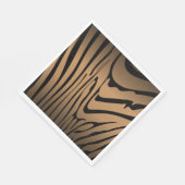 Serviette En Papier Zesty Zebra Brown (Coin)