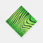 Serviette En Papier Zesty Zebra Green (Coin)