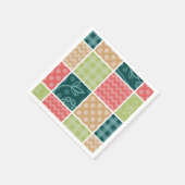 Serviette En Papier Zigzag, Chevron, En vichy, Pois, Patchwork (Coin)