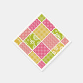 Serviette En Papier Zigzag, Chevron, Pois, En vichy, Patchwork (Coin)