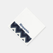 Serviette En Papier Zigzag upsherin napkin (Coin)