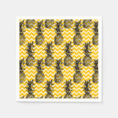 Serviette En Papier Zigzags ananas (Devant)
