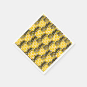 Serviette En Papier Zigzags ananas (Coin)