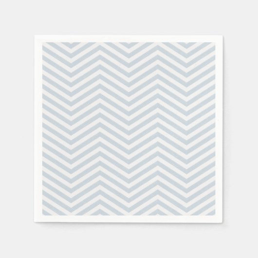 Serviette En Papier ZigZagZest Mist bleu (Devant)