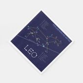 Serviette En Papier Zodiac Constellation Leo (Coin)
