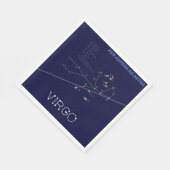 Serviette En Papier Zodiac Constellation Virgo (Coin)