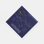 Serviette En Papier Zodiaque Gemini (Coin)
