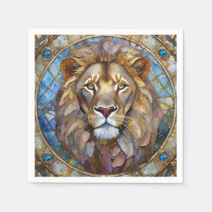 Serviette En Papier Zodiaque - Léon le Lion