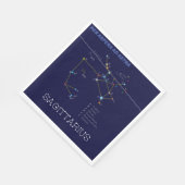 Serviette En Papier Zodiaque Sagittarius (Coin)