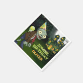 Serviette En Papier Zombie Birthday Boy Scary (Coin)