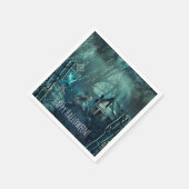 Serviette En Papier Zombie Graveyard Anniversaire ou fête d'Halloween (Coin)