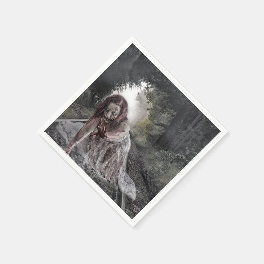 Serviette En Papier Zombie sur les traces (Coin)