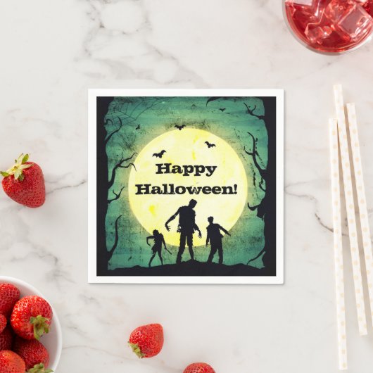Serviette En Papier Zombies morts Zombie parti Halloween (En situation)