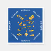 Serviette En Papier Zone de travail d'avertissement de construction pe (Devant)