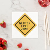 Serviette En Papier Zone sans gluten (En situation)