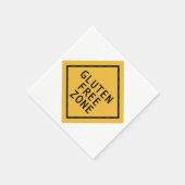 Serviette En Papier Zone sans gluten (Coin)