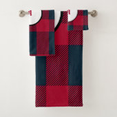 Serviette en plaid de buffle Monogram (En situation)