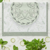 Serviette en sorcière de cuisine (Plié)