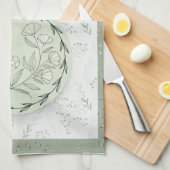 Serviette en sorcière de cuisine (Quart Plié)