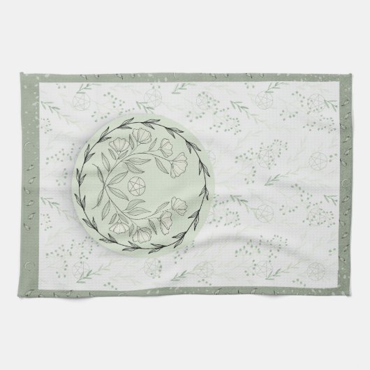 Serviette en sorcière de cuisine (Horizontal)