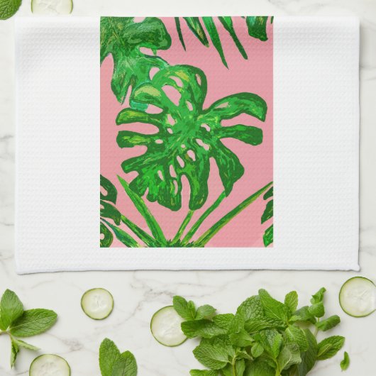 Serviette en thé Monstera (Plié)