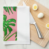 Serviette en thé Monstera (Quart Plié)