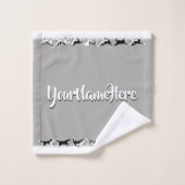 Serviette enrouée DogTowels enroué fait sur (Gant de toilette)