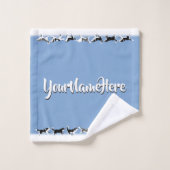 Serviette enrouée DogTowels enroué fait sur (Gant de toilette)